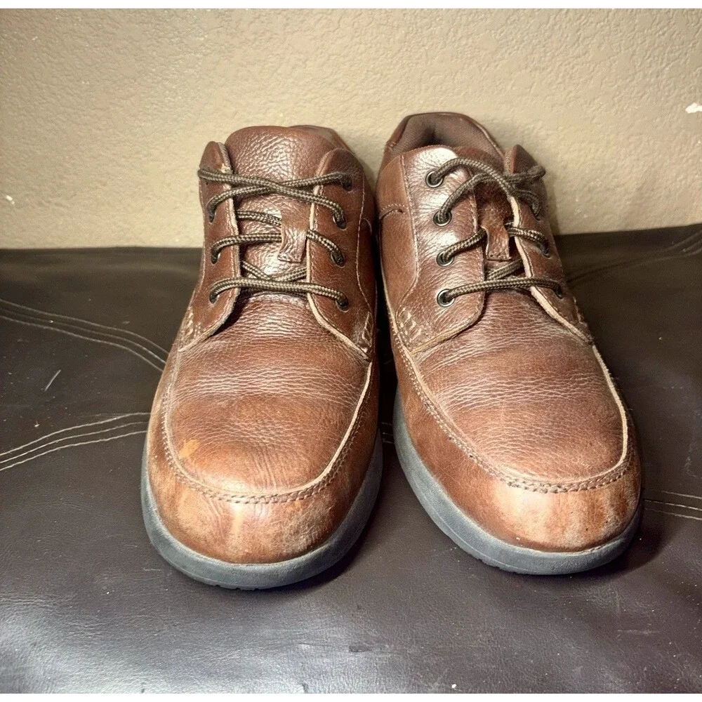 Nunn Bush Comfort Gel Memory Foam Brown Lightweight Shoes 84694 Sz 13M Lace-up